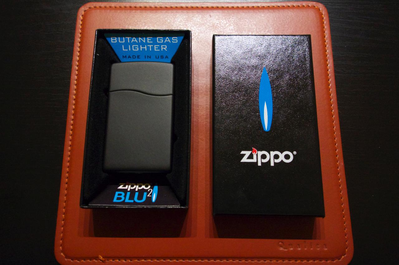 ZIPPOのガスライター ZIPPO BLU 2 – Logon Blog