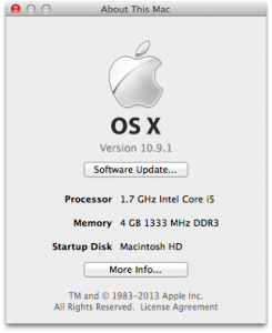 OS X 10.9.1