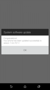 HTC One (M8) - Software Update 1.54.707.7