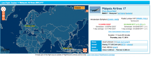 RilightAware - MH17, 17/Jul/2014